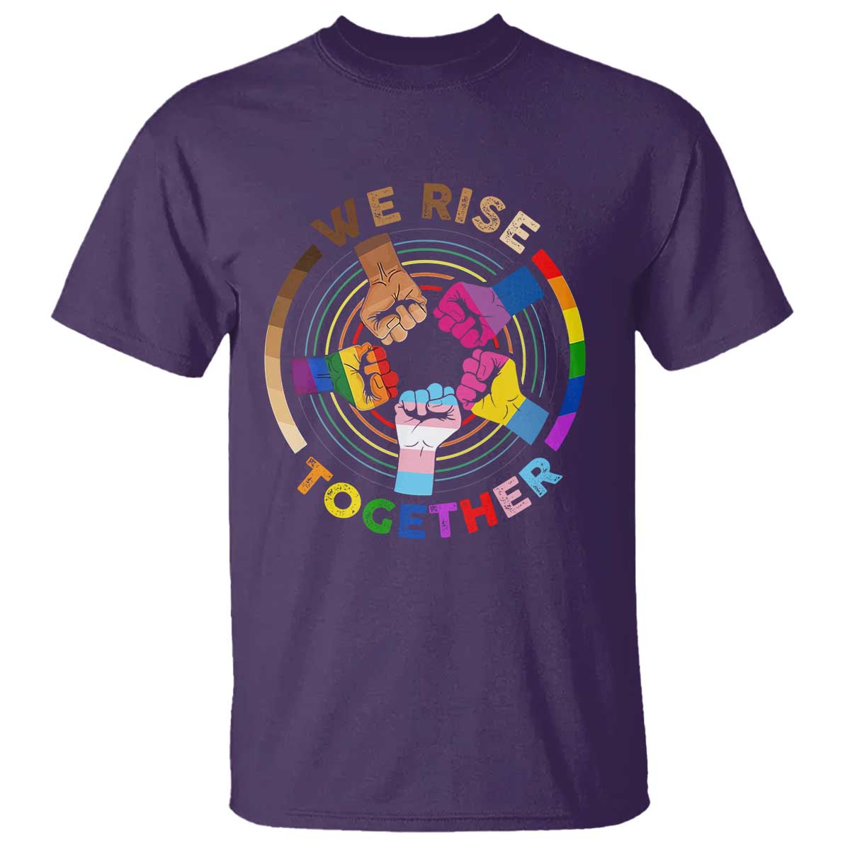 Black History Month T Shirt We Rise Together Equality Awesome Melanin LGBT
