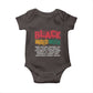 Black Pride Baby Onesie Yes I'm Mixed With Black