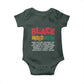 Black Pride Baby Onesie Yes I'm Mixed With Black