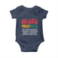 Black Pride Baby Onesie Yes I'm Mixed With Black