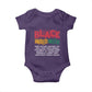 Black Pride Baby Onesie Yes I'm Mixed With Black