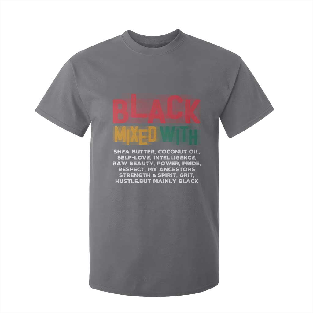 Black Pride T Shirt For Kid Yes I'm Mixed With Black