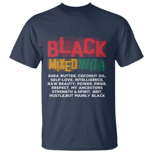 Black Pride T Shirt Yes I'm Mixed With Black
