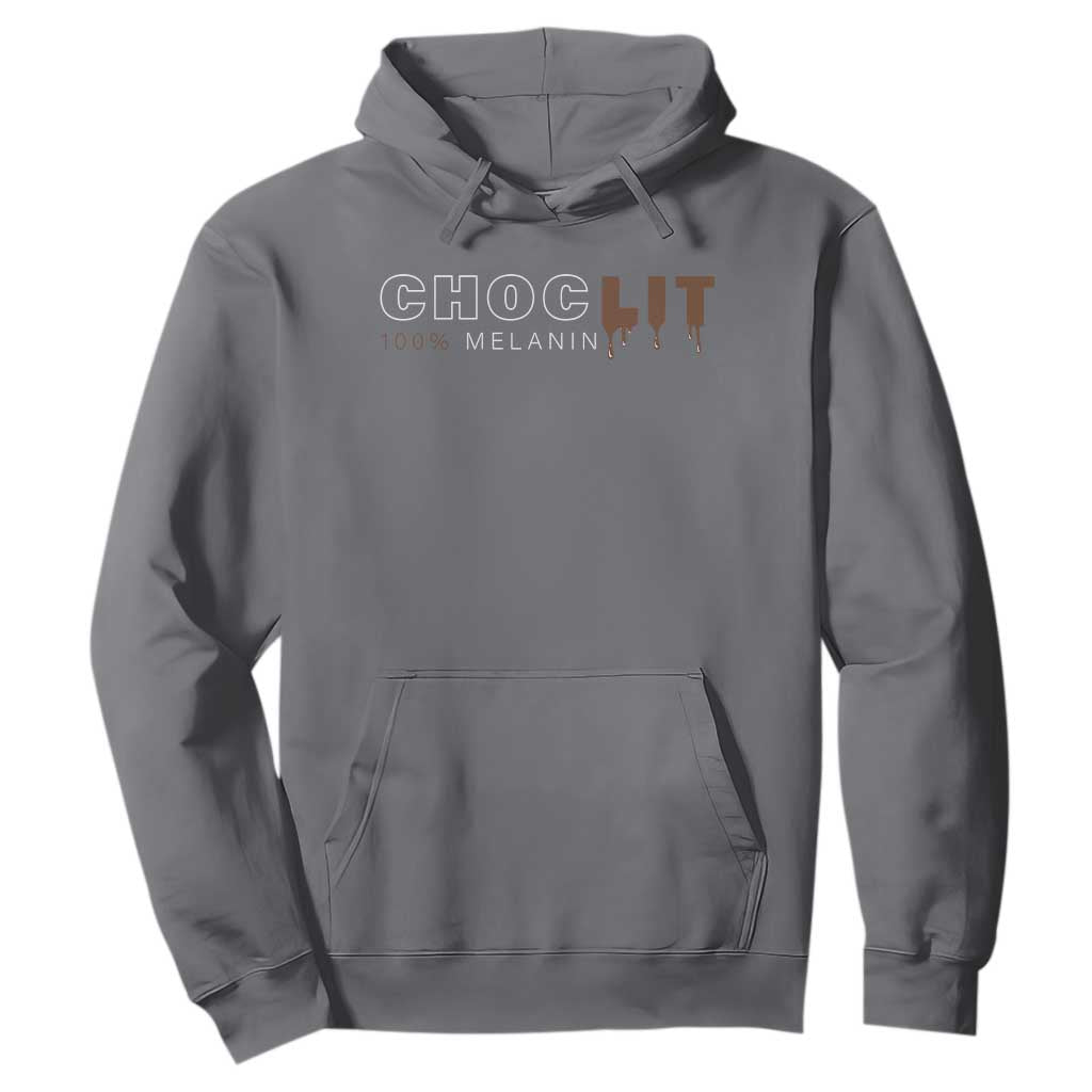 Black Pride Hoodie Choclit 100% Melanin African American Afro
