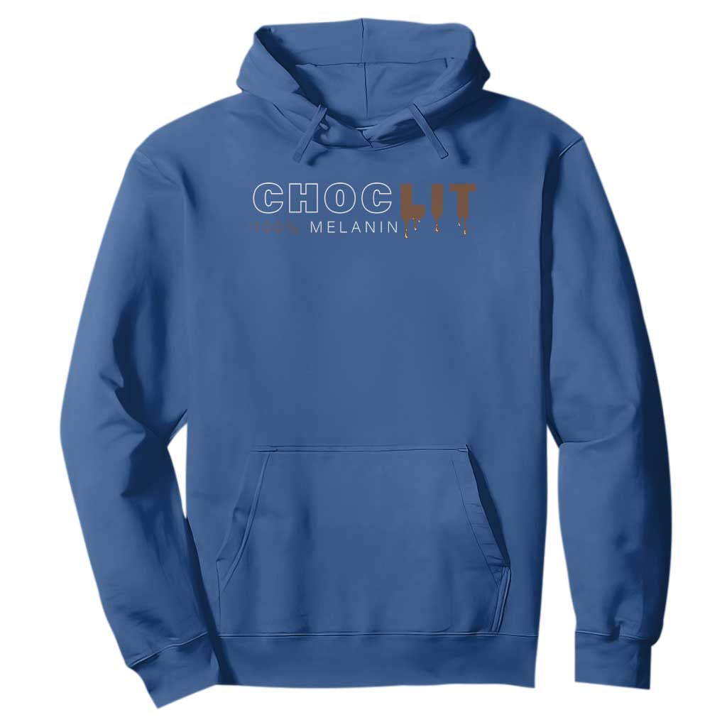 Black Pride Hoodie Choclit 100% Melanin African American Afro