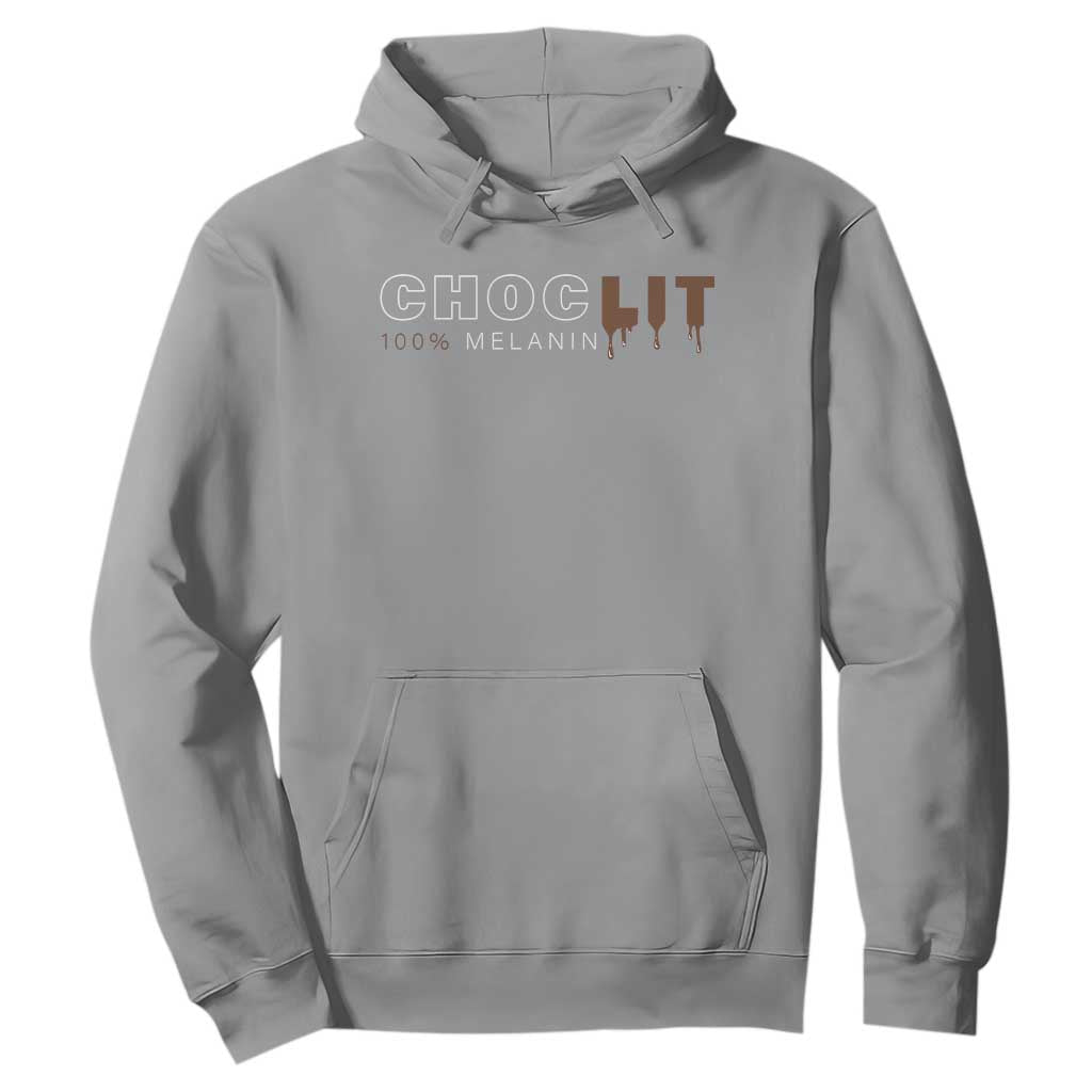 Black Pride Hoodie Choclit 100% Melanin African American Afro