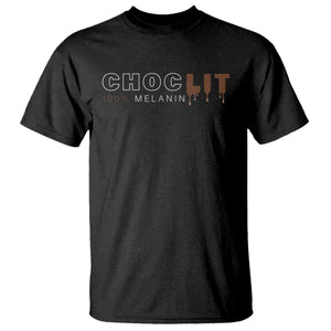 Black Pride T Shirt Choclit 100% Melanin African American Afro