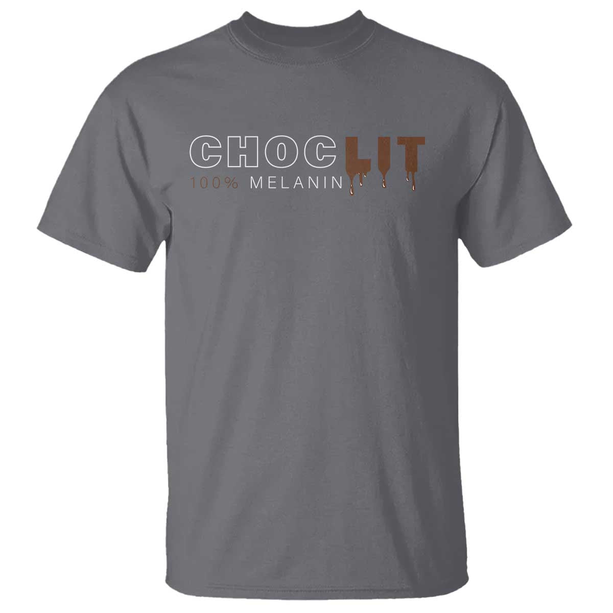 Black Pride T Shirt Choclit 100% Melanin African American Afro