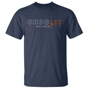 Black Pride T Shirt Choclit 100% Melanin African American Afro