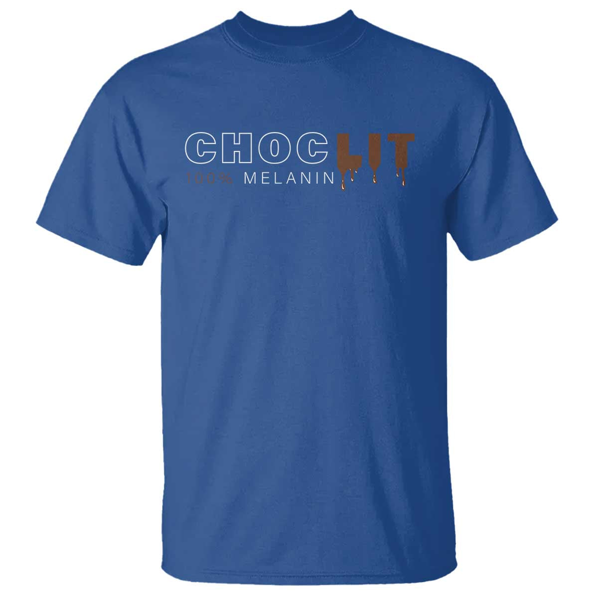 Black Pride T Shirt Choclit 100% Melanin African American Afro