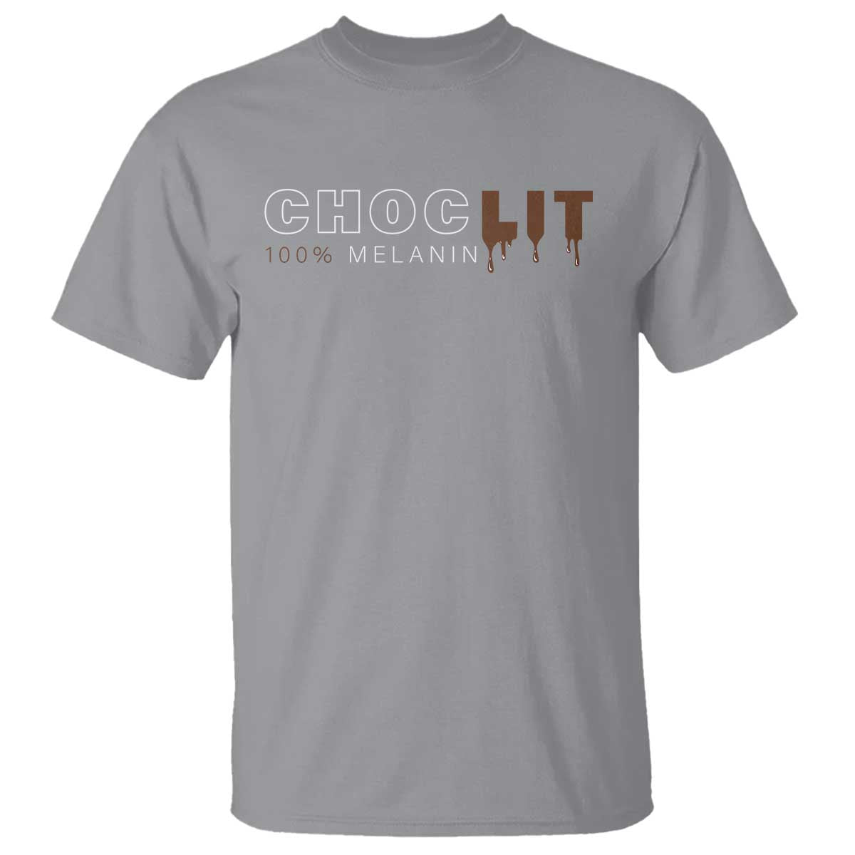 Black Pride T Shirt Choclit 100% Melanin African American Afro