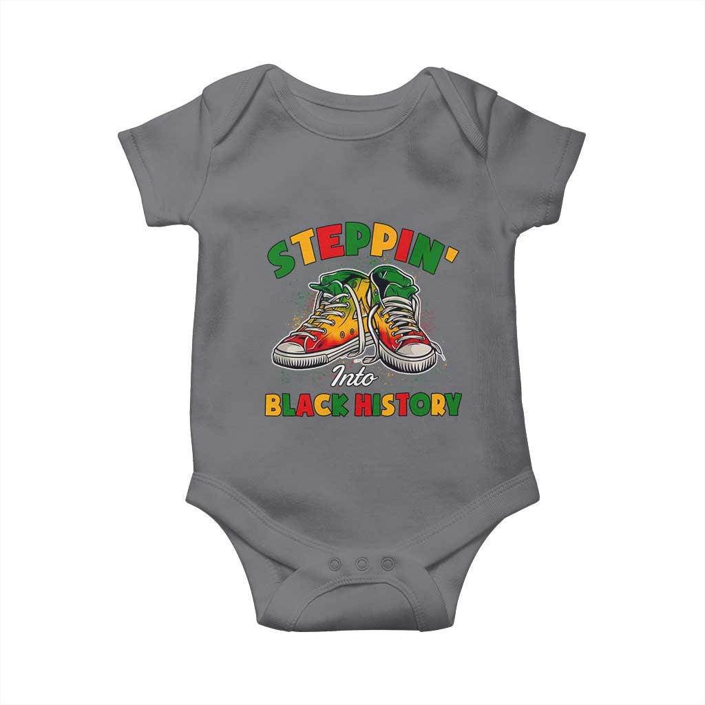 Stepping Into Black History Month Baby Onesie