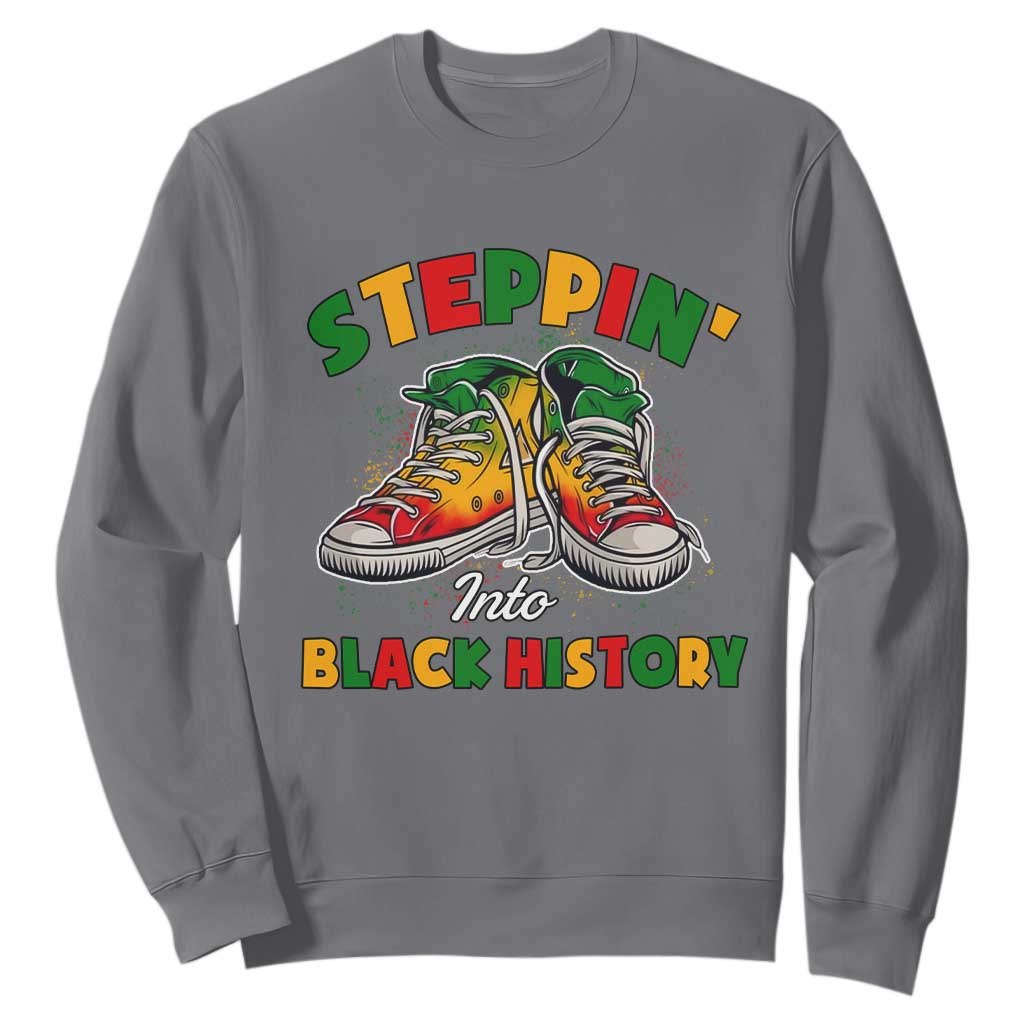 Stepping Into Black History Month Sweatshirt