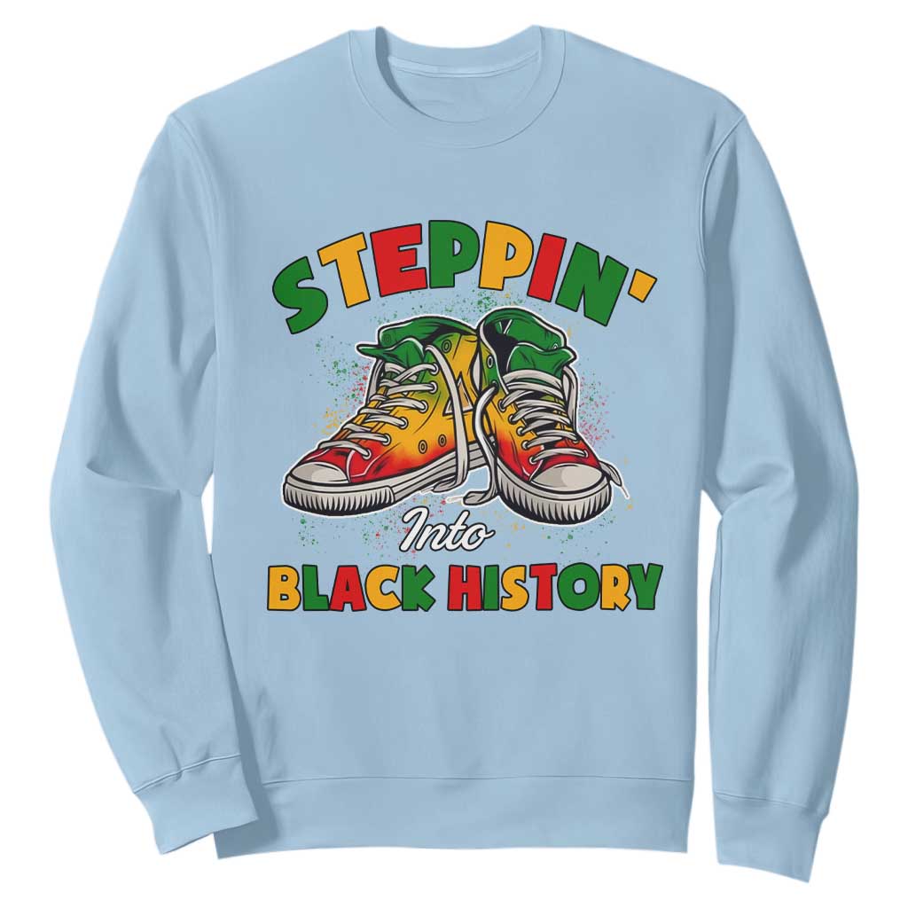 Stepping Into Black History Month Sweatshirt