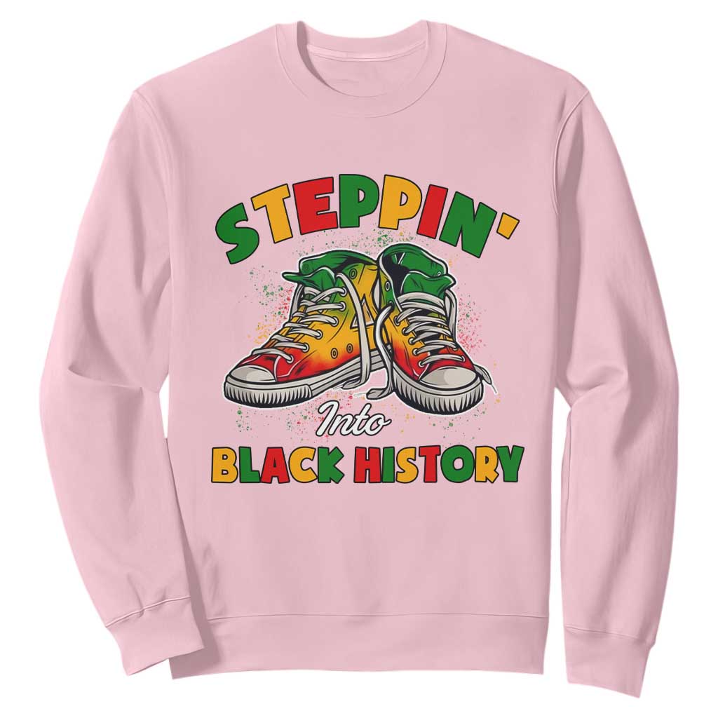 Stepping Into Black History Month Sweatshirt
