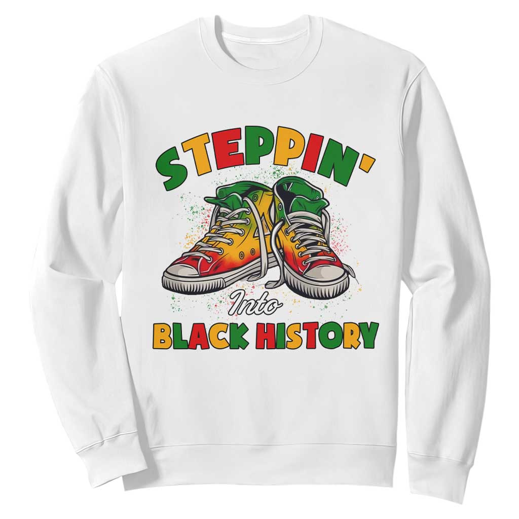Stepping Into Black History Month Sweatshirt