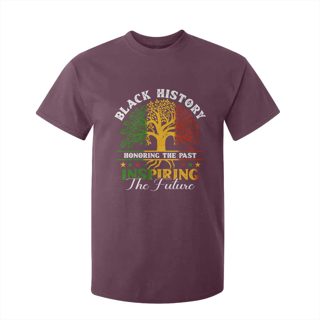 Black History Month T Shirt For Kid Honoring The Past Inspiring The Future