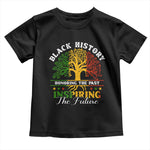 Black History Month Toddler T Shirt Honoring The Past Inspiring The Future