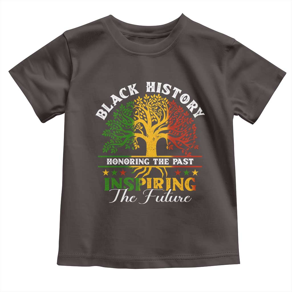 Black History Month Toddler T Shirt Honoring The Past Inspiring The Future