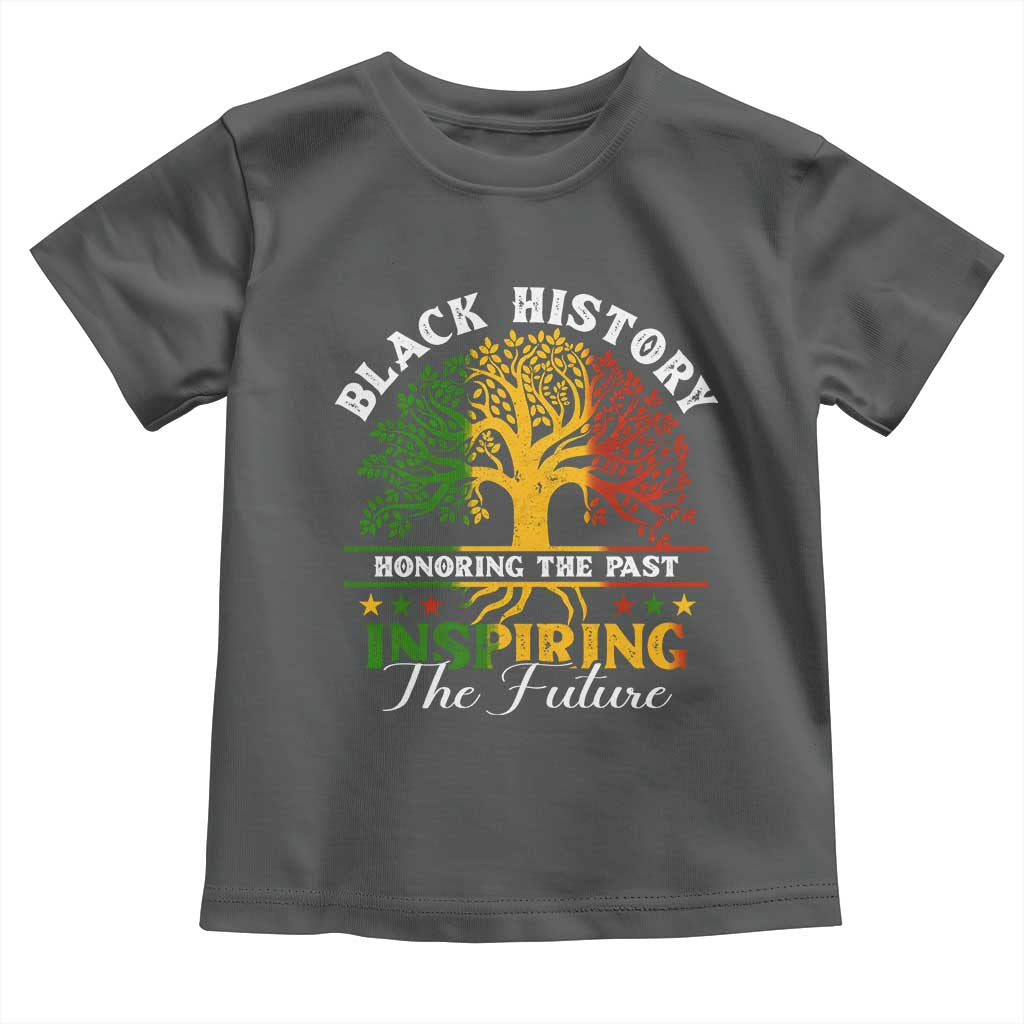 Black History Month Toddler T Shirt Honoring The Past Inspiring The Future