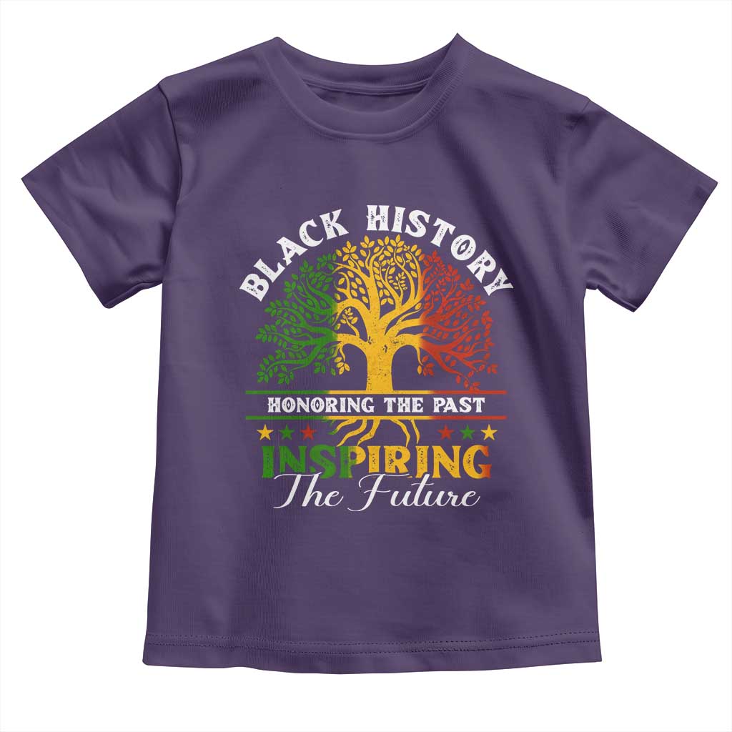 Black History Month Toddler T Shirt Honoring The Past Inspiring The Future