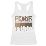 African Melanin Pride Racerback Tank Top Made With Melanin Every Shade Slays