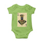Black Pride African King Card Baby Onesie