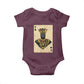 Black Pride African King Card Baby Onesie