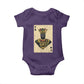 Black Pride African King Card Baby Onesie