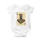 Black Pride African King Card Baby Onesie