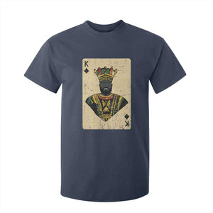Black Pride African King Card T Shirt For Kid
