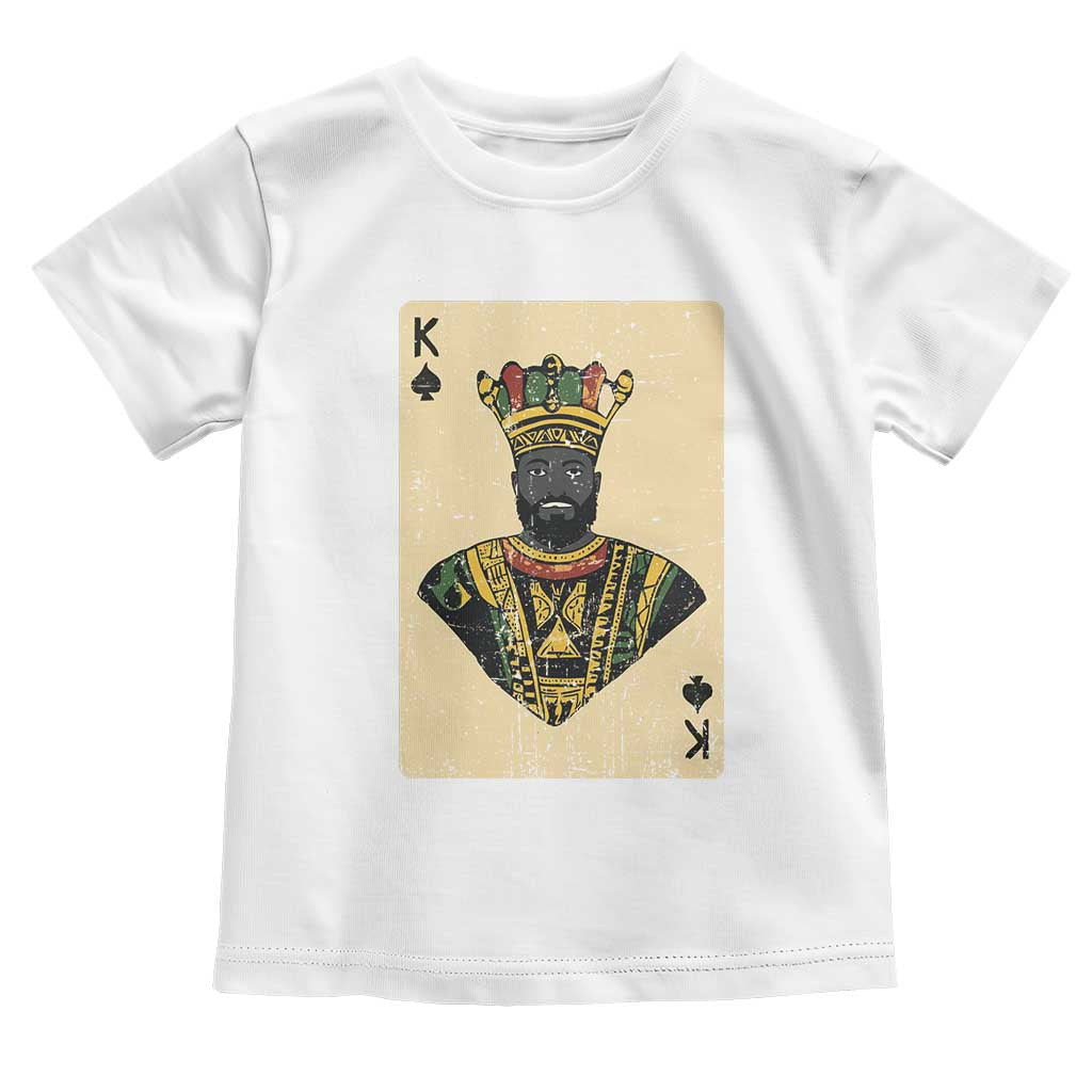 Black Pride African King Card Toddler T Shirt
