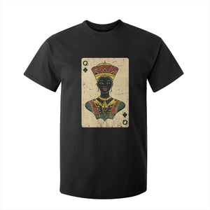 Black Pride African Queen Card T Shirt For Kid
