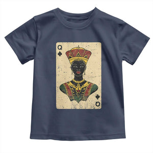 Black Pride African Queen Card Toddler T Shirt