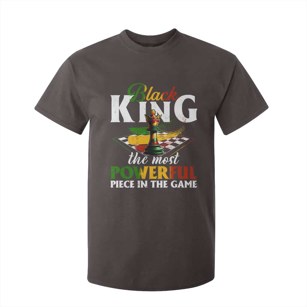 Black Pride T Shirt For Kid Black King The Most Powerful Piece In The Game