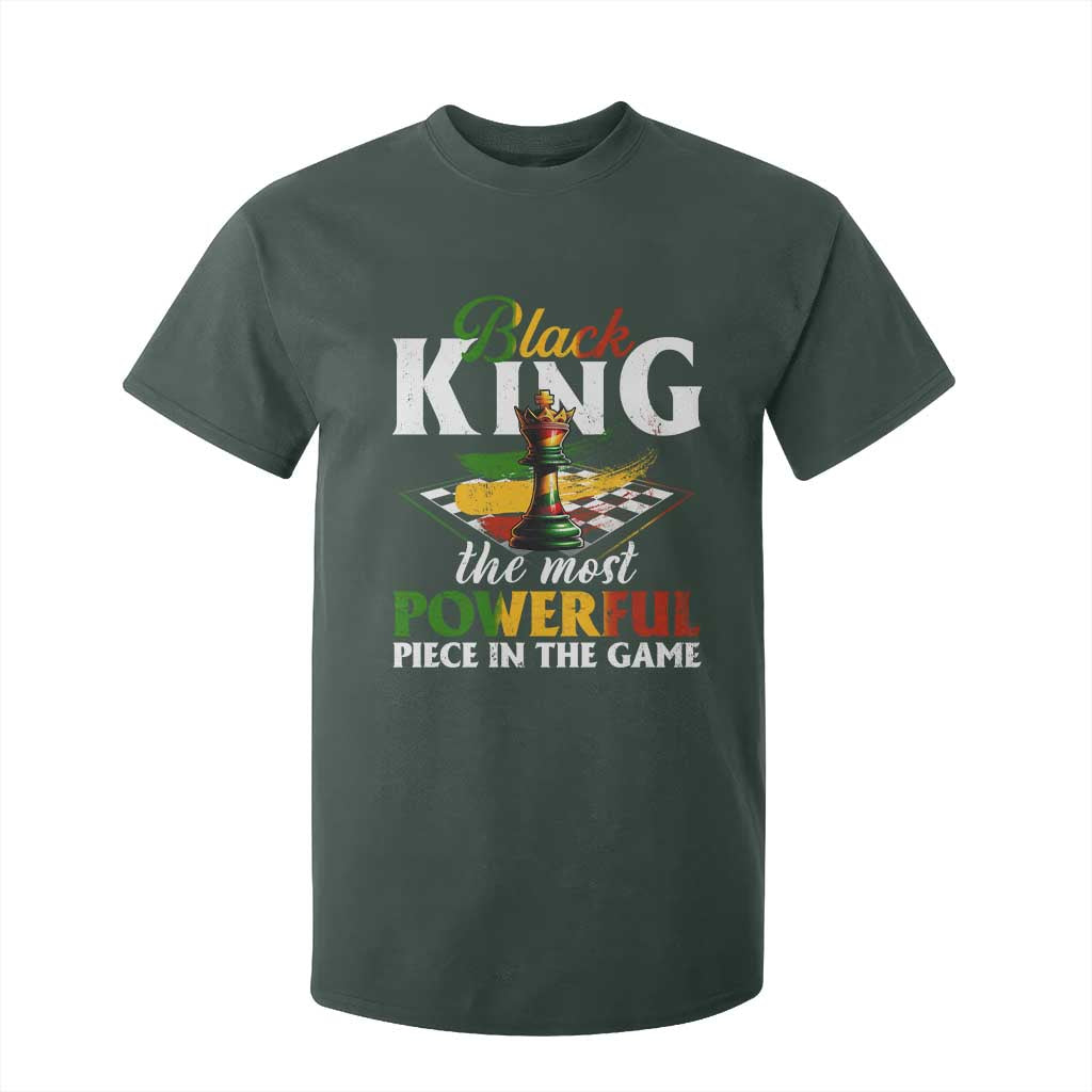 Black Pride T Shirt For Kid Black King The Most Powerful Piece In The Game