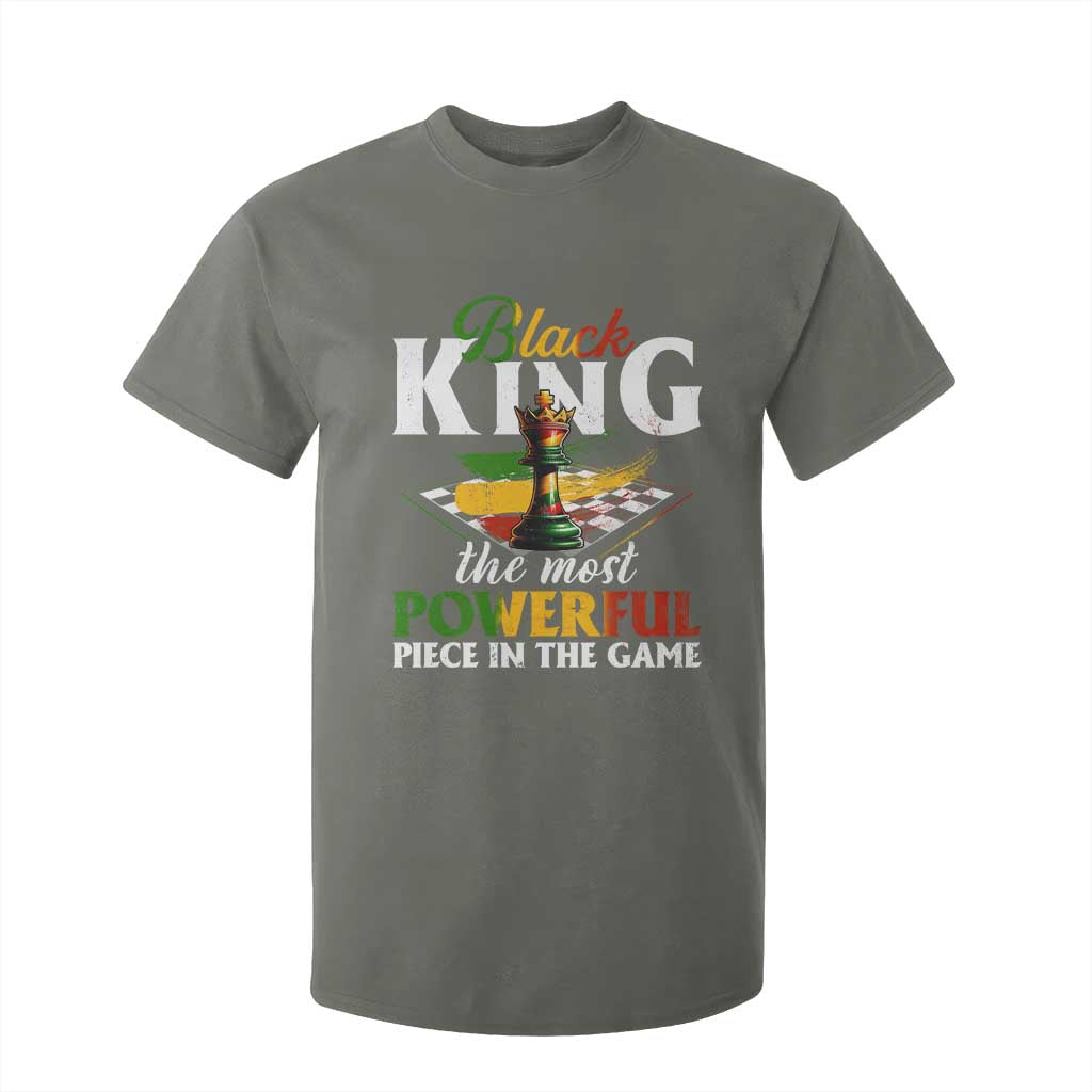 Black Pride T Shirt For Kid Black King The Most Powerful Piece In The Game
