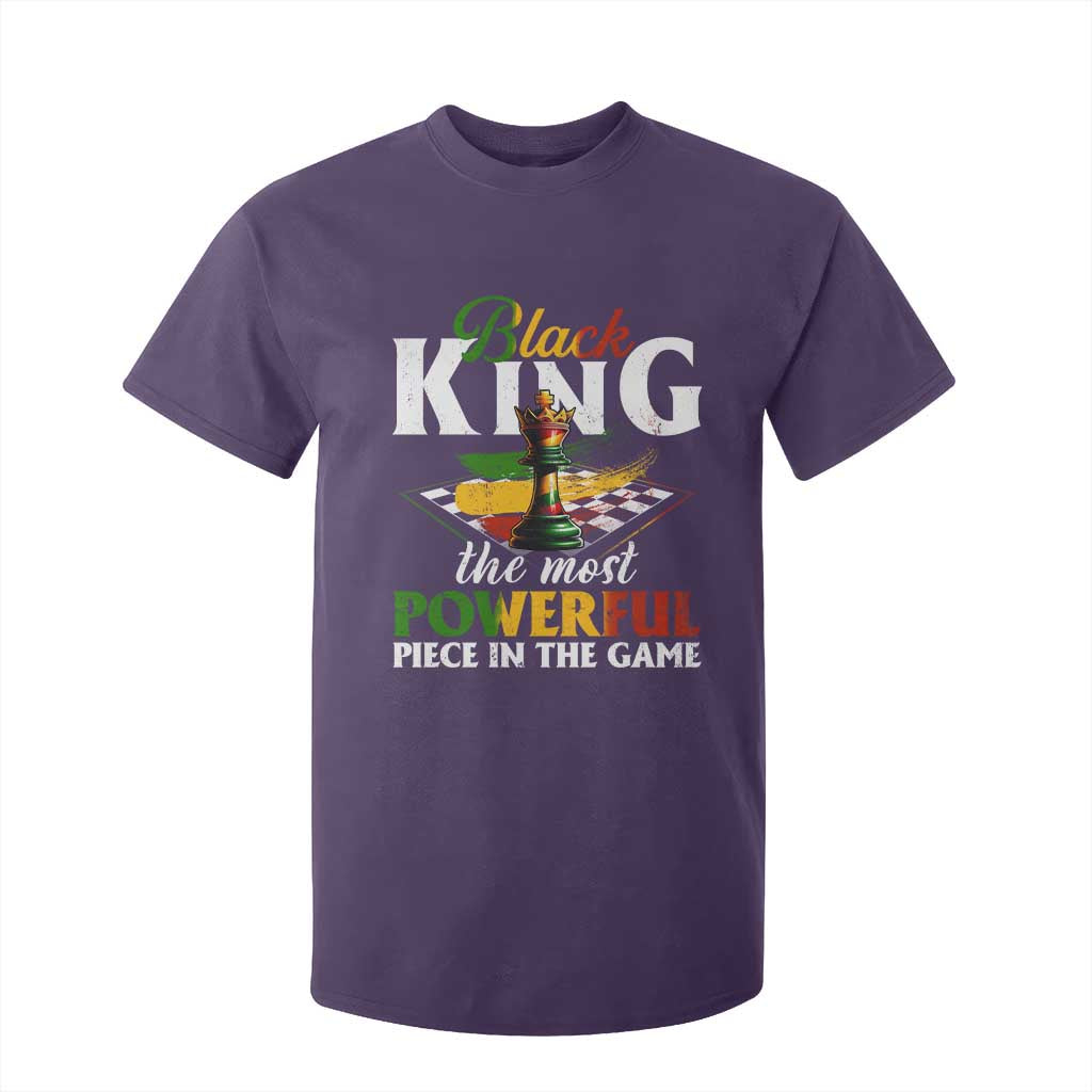 Black Pride T Shirt For Kid Black King The Most Powerful Piece In The Game