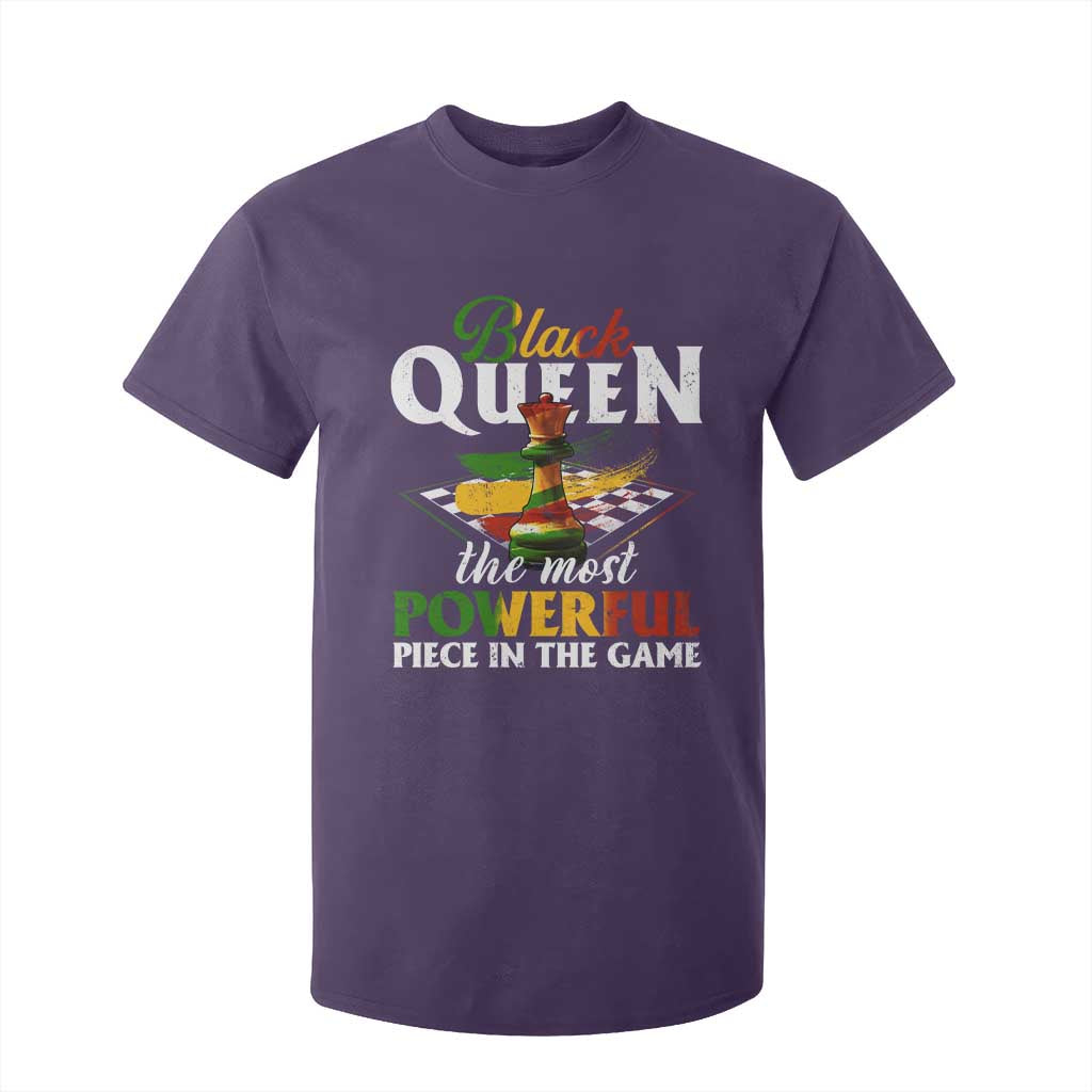 Black Pride T Shirt For Kid Black Queen The Most Powerful Piece In The Game