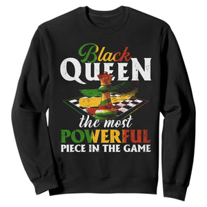 Black Pride Sweatshirt Black Queen The Most Powerful Piece In The Game