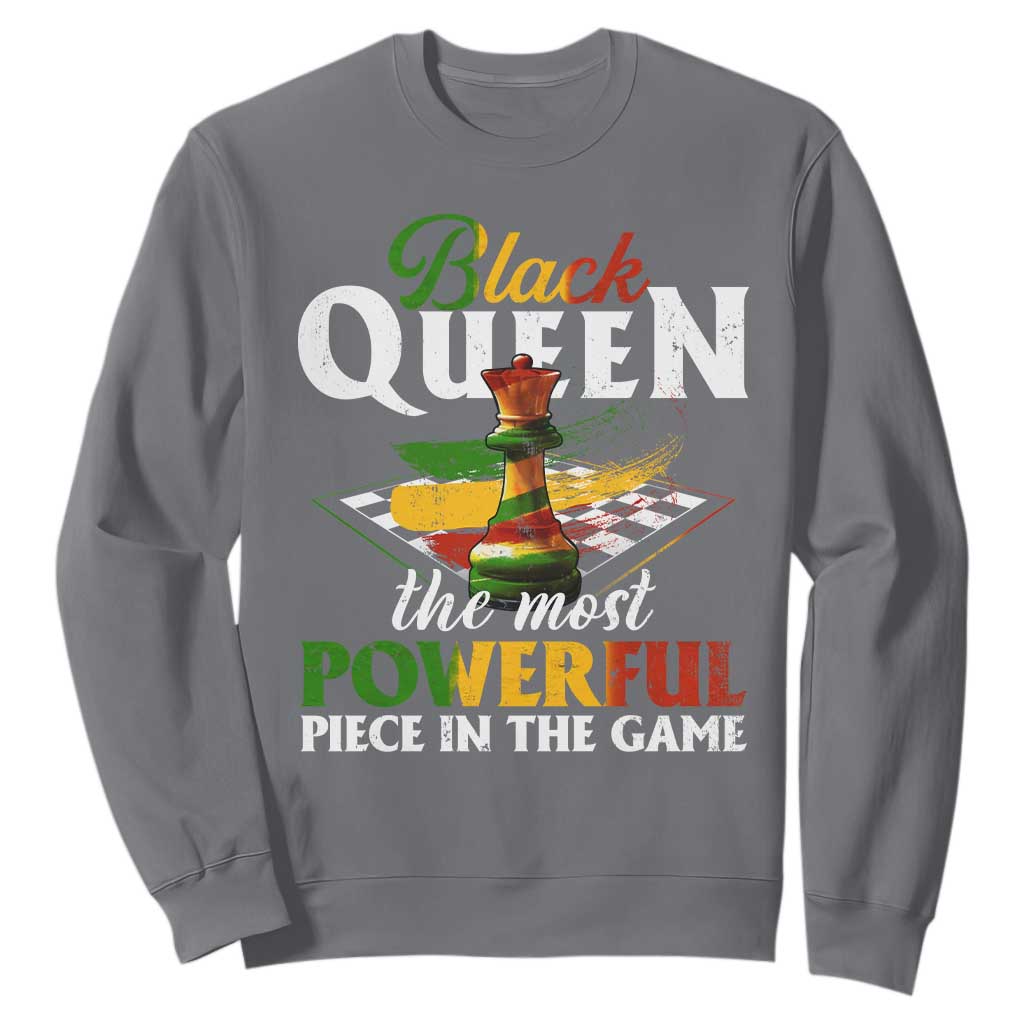 Black Pride Sweatshirt Black Queen The Most Powerful Piece In The Game