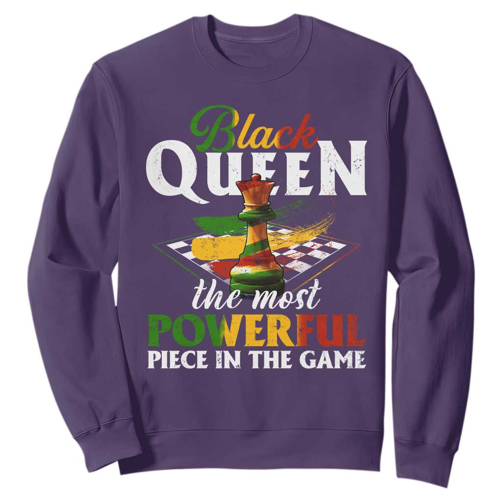 Black Pride Sweatshirt Black Queen The Most Powerful Piece In The Game