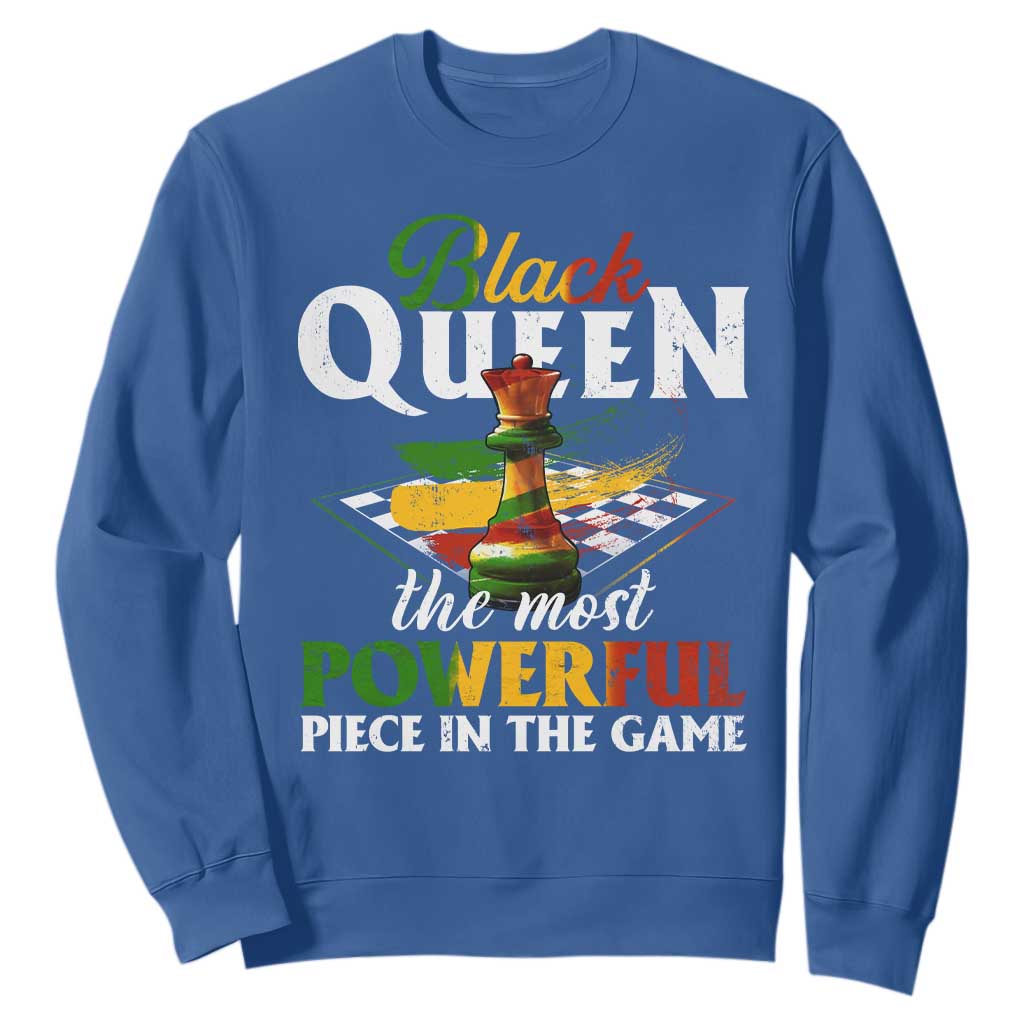 Black Pride Sweatshirt Black Queen The Most Powerful Piece In The Game