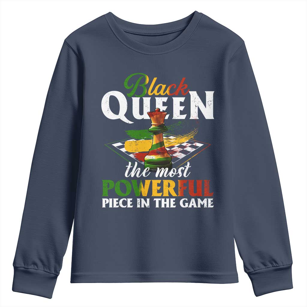 Black Pride Youth Sweatshirt Black Queen The Most Powerful Piece In The Game