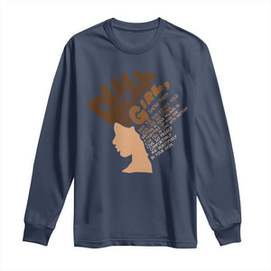 Dear Black Girl Black Women Pride Long Sleeve Shirt