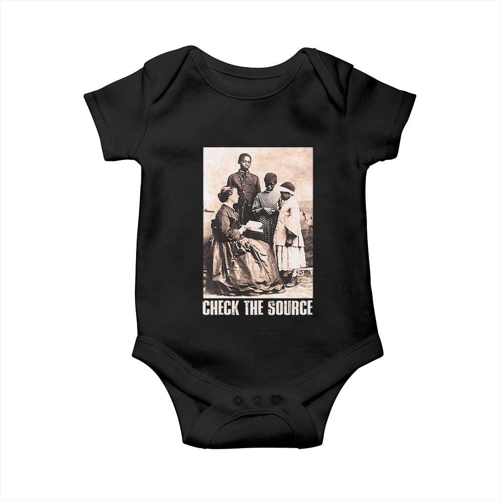 Black History Baby Onesie Check The Source African American Pride