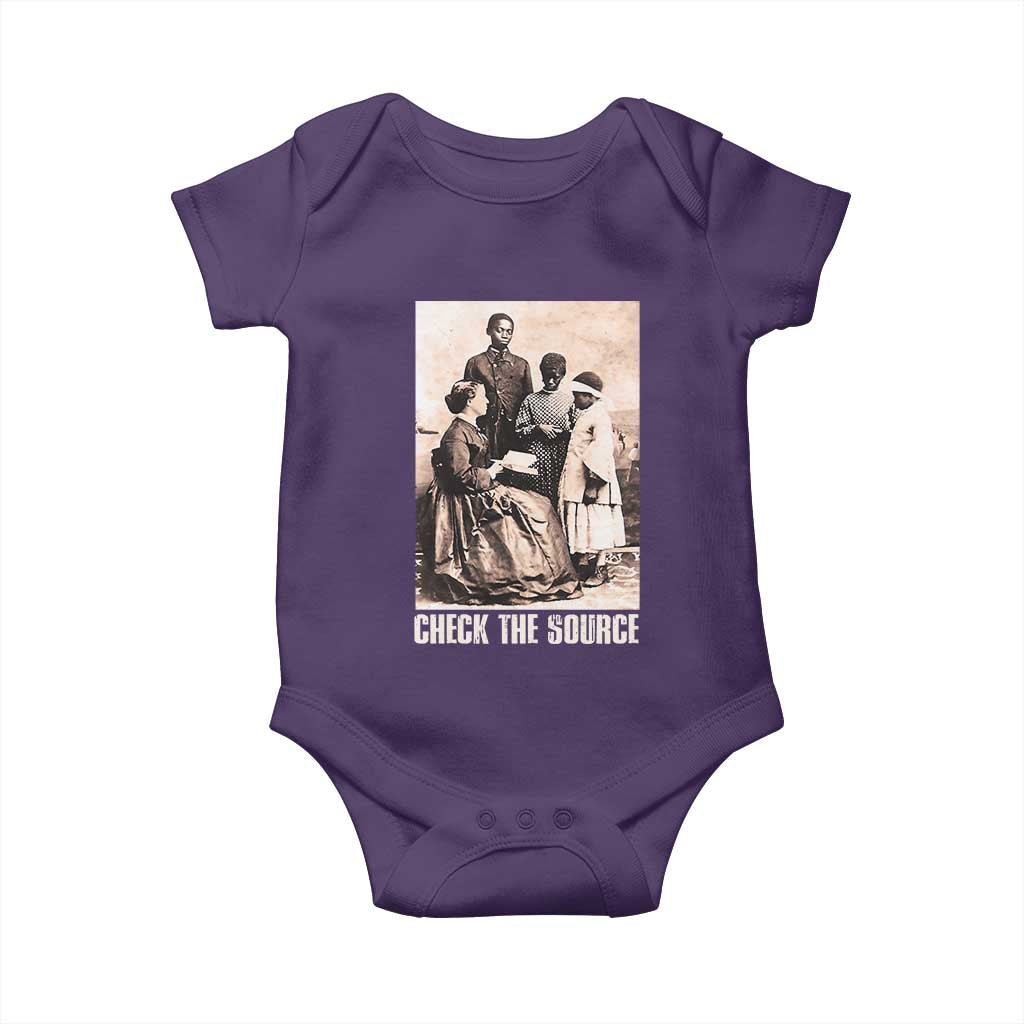Black History Baby Onesie Check The Source African American Pride