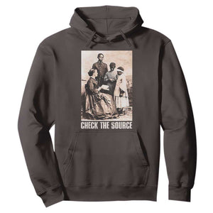 Black History Hoodie Check The Source African American Pride