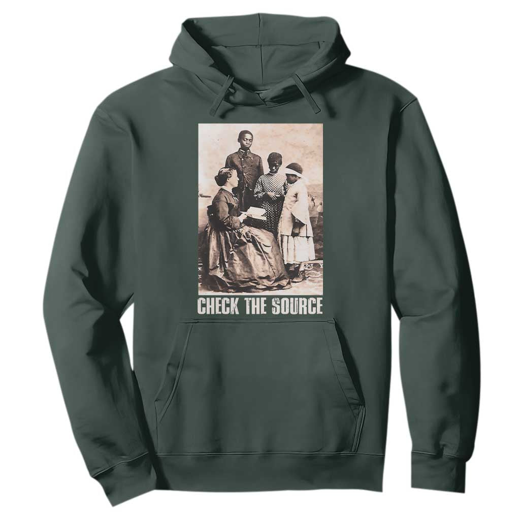 Black History Hoodie Check The Source African American Pride