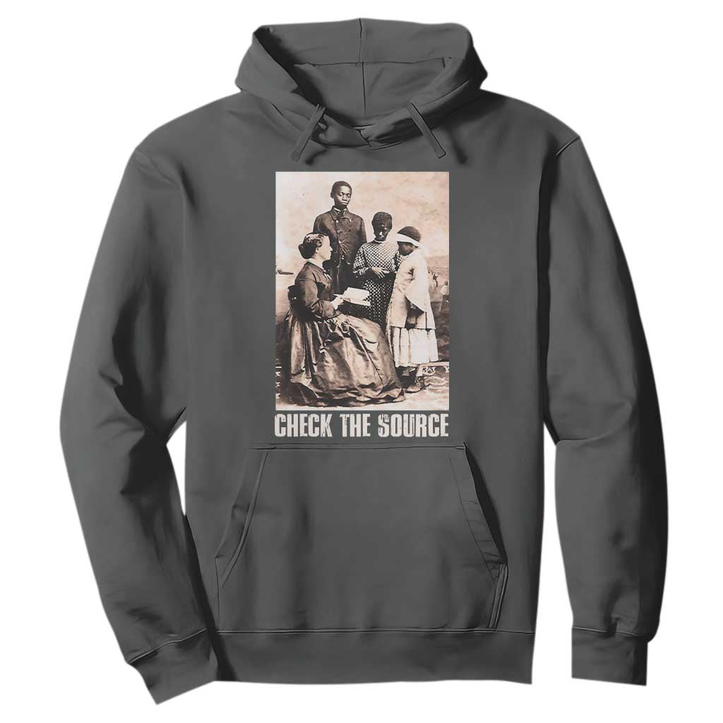 Black History Hoodie Check The Source African American Pride